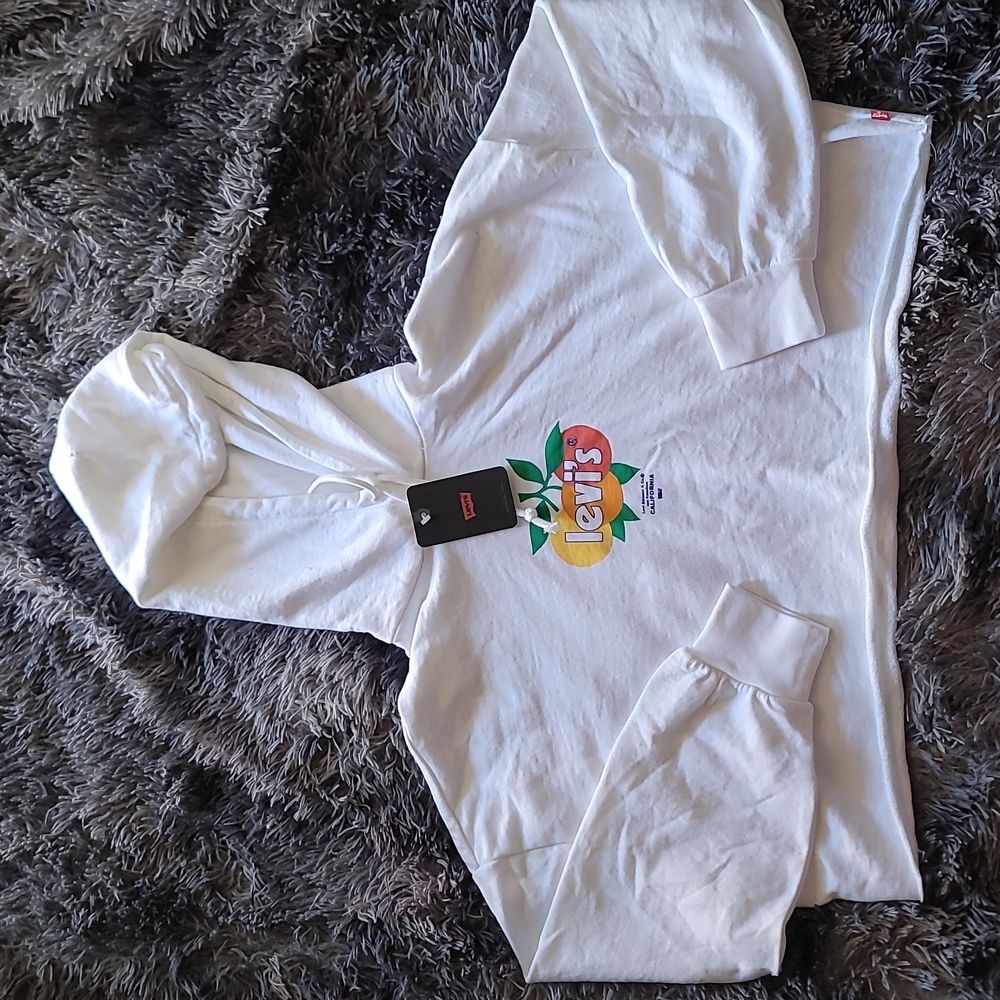 Levi's Cropped Graphic Hoodie